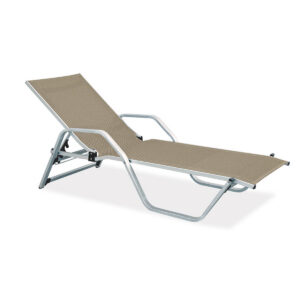 Santorini-eloxiert-Sonnenliege-Aluminium-beige