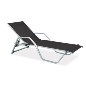 Santorini-eloxiert-Sonnenliege-Aluminium-schwarz-anthrazit
