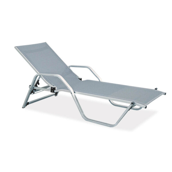 Santorini-eloxiert-Sonnenliege-Aluminium-grau