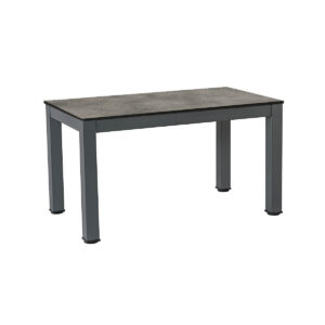 Loungetisch, Rhodos, Aluminium, pulverbeschichtet, weiß, anthrazit,