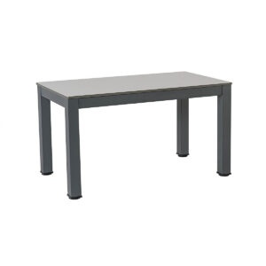 Loungetisch, Rhodos, Aluminium, pulverbeschichtet, weiß, anthrazit,