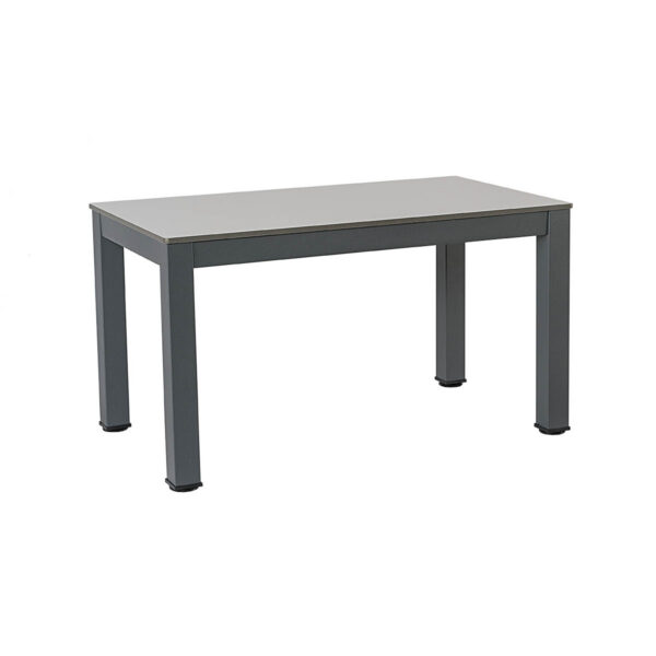 Loungetisch, Rhodos, Aluminium, pulverbeschichtet, weiß, anthrazit,